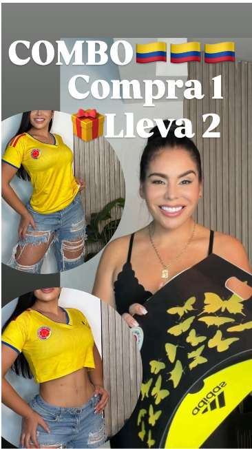 Camisetas + Crop-Top de Futbol Originales⚽+ envio gratis Y Pago Contra Entrega🛻