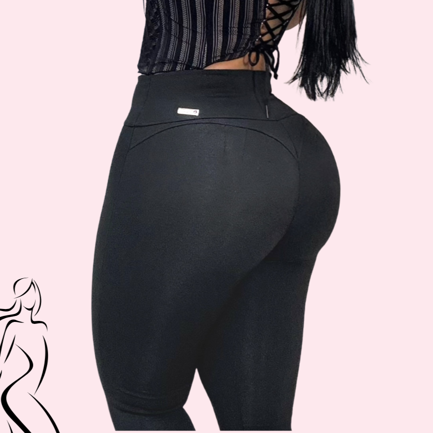 Leggins con faja interna y Levanta Cola 🍑 ➕ Top de obsequio 🎁 por tu compra y Envio Gratis 😍🚚