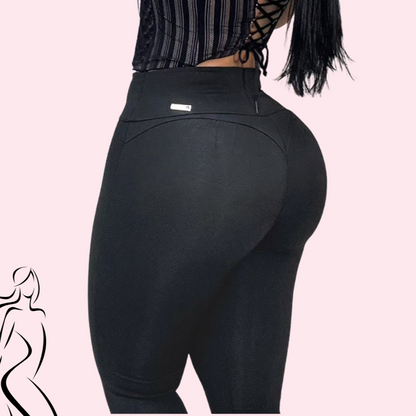 Leggins con faja interna y Levanta Cola 🍑 ➕ Top de obsequio 🎁 por tu compra y Envio Gratis 😍🚚