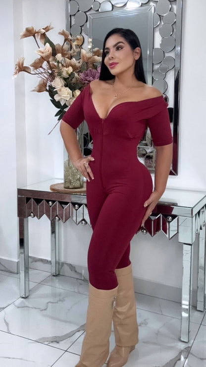 💖Enterizo Papasito MANGA 3/4 👄 Con Faja Moldeadora😵 Control de abdomen y Levanta Glúteos🍑+ Envió Gratis🚛