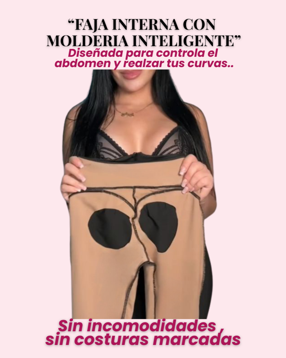 Leggins con faja interna y Levanta Cola 🍑 ➕ Top de obsequio 🎁 por tu compra y Envio Gratis 😍🚚