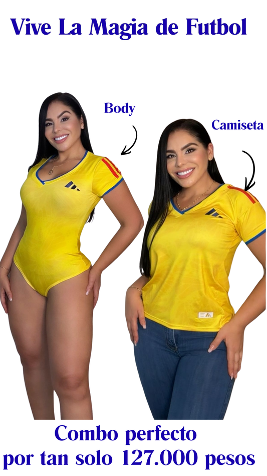 Camiseta y Body de Futbol Originales⚽+ envio gratis Y Pago Contra Entrega🛻