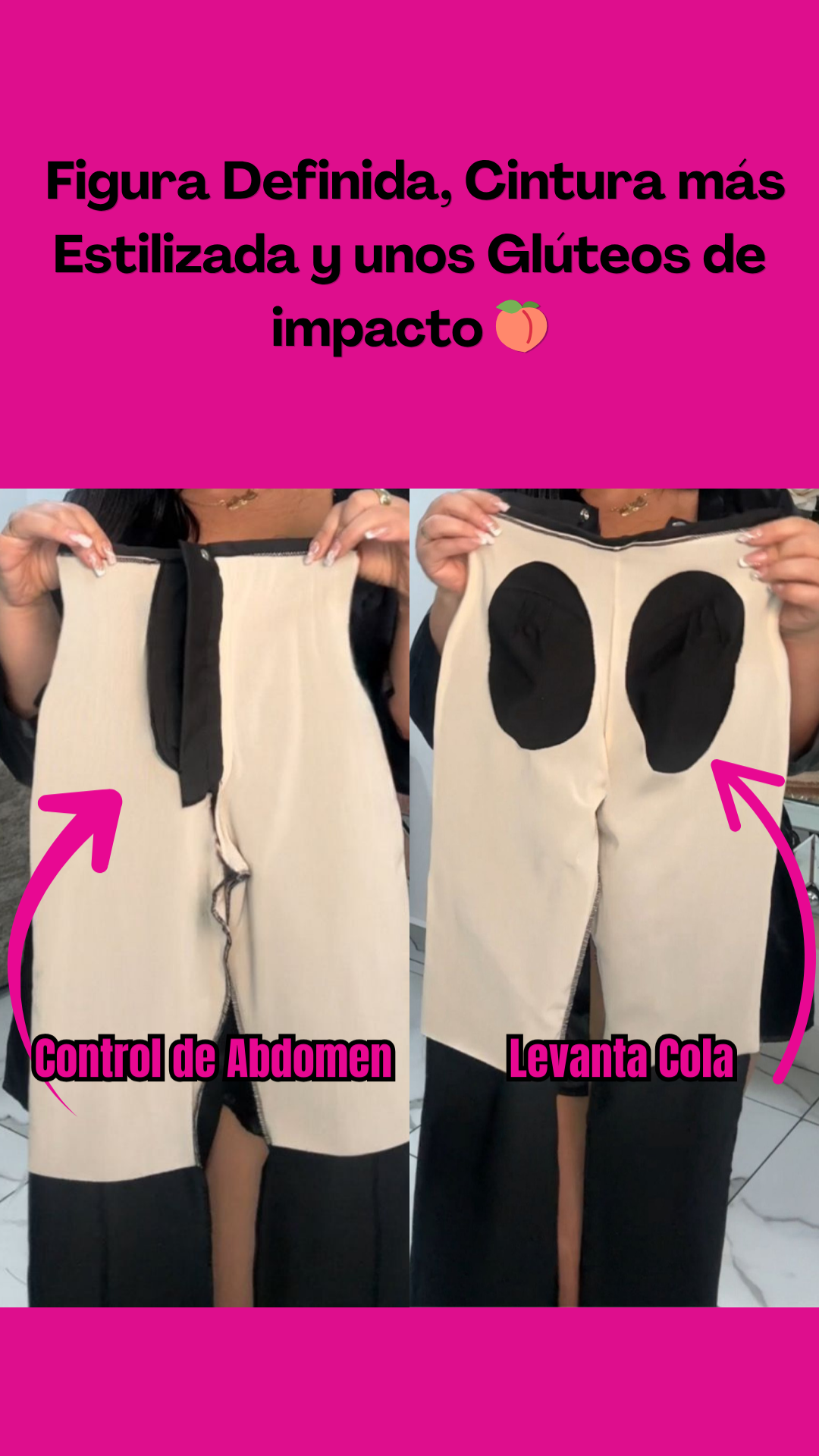 💖Enterizo Papasito MANGA 3/4 👄 Aumenta 10 CM de Glúteos 🍑 reduce 2 CM de Cintura + Cinturón de Obsequio 🎁 + Envió Gratis🚛