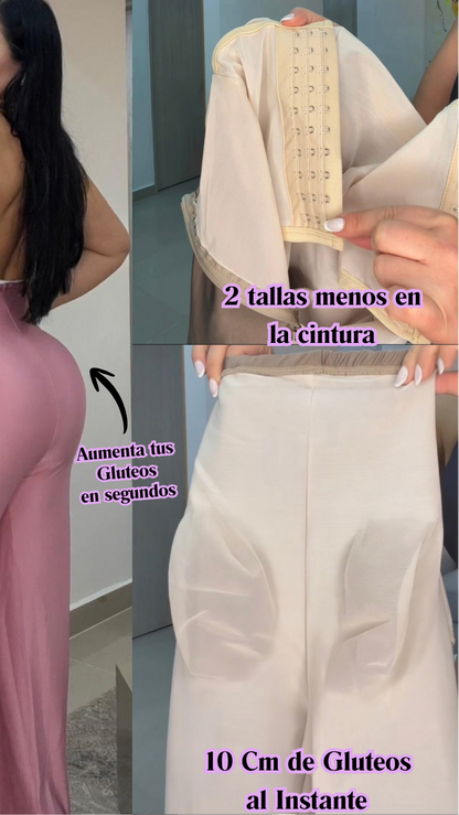 🌺Pantalón Palazo Con Faja Cinturilla Aumenta 10 Cm de Glúteos 🍑 y Reduce 2 tallas de cintura 📏 + envió  gratis 🚛